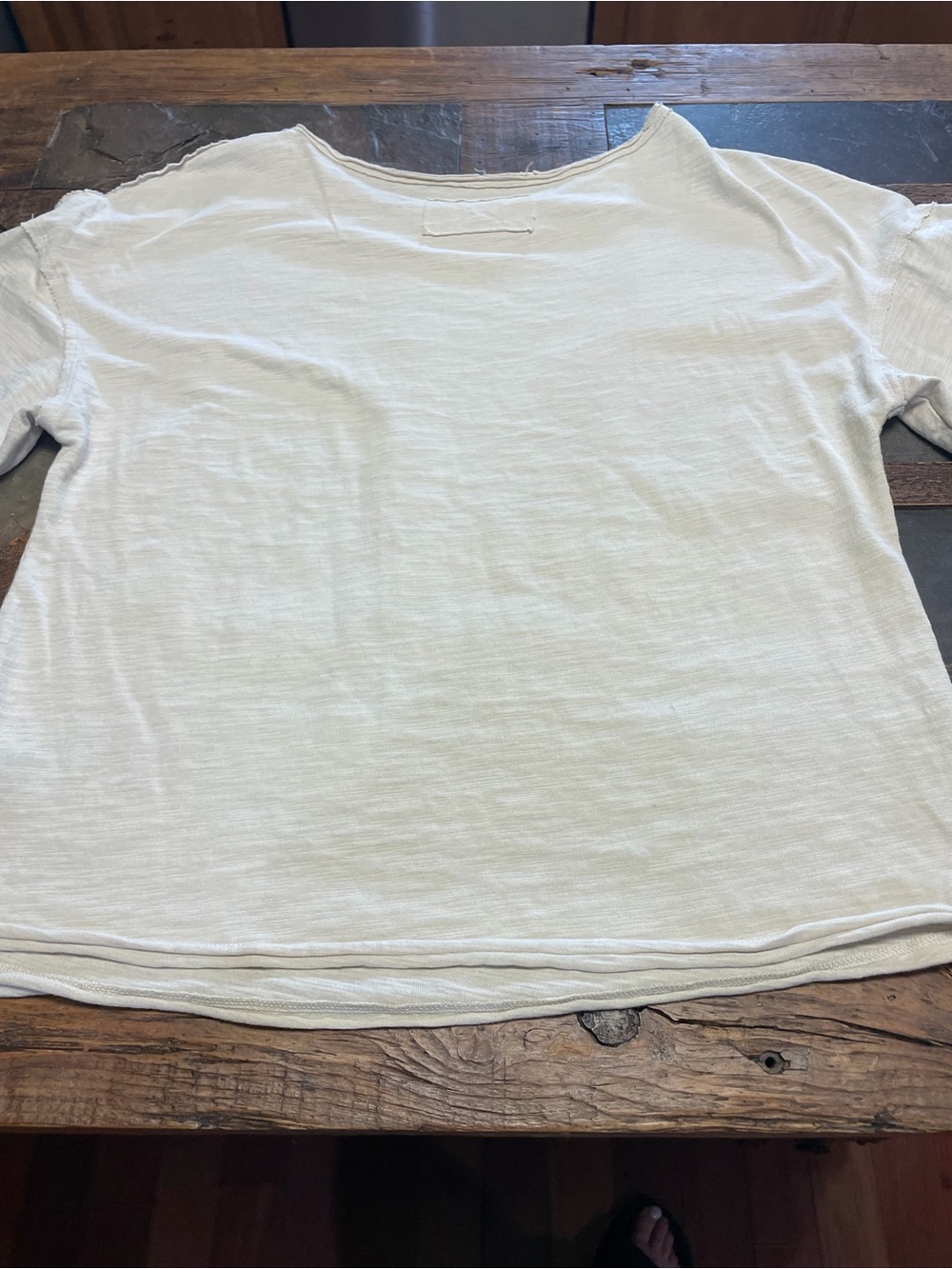 White Graphic Snake Tee with Celestial Print - Picture 7 of 8